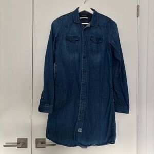 Scotch & Soda Denim Shirt Dress Size 6